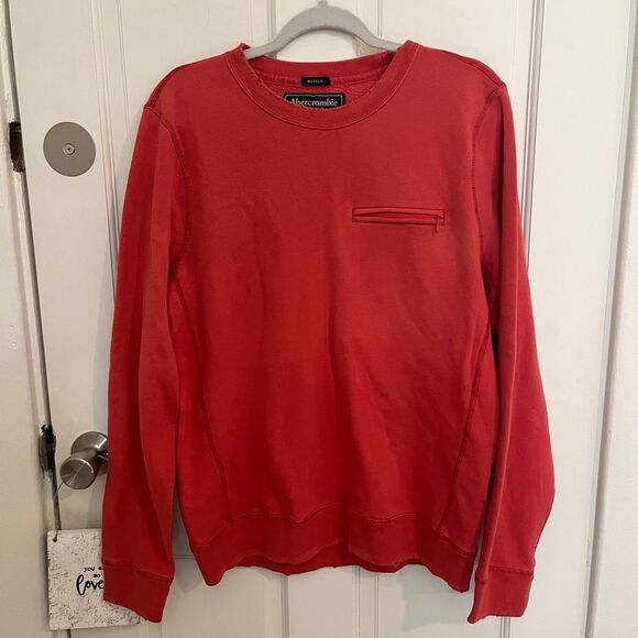 Abercrombie & Fitch Other - Abercrombie and Fitch Muscle Distressed Crewneck Sweater Size Medium